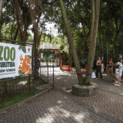 faixada do zoologico de curitiba