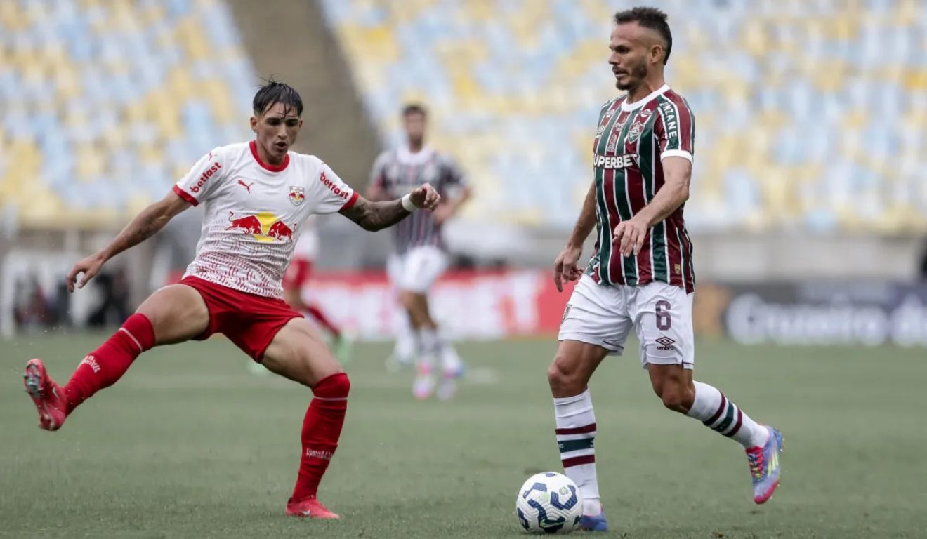 No jogo do primeiro turno o Fluminense venceu o Bragantino por 2x1 no Maracanã (Foto: Lucas Merçon/Fluminense)