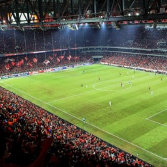 Torcida do Athletico na Arena da Baixada