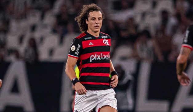 David Luiz em ação pelo Flamengo