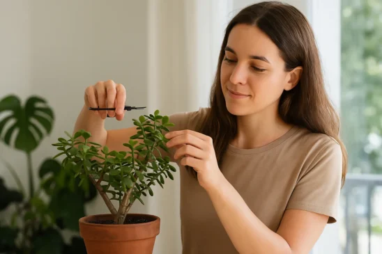 Jade-anã (Portulacaria afra) Como manter a planta saudável e cheia em 3 passos