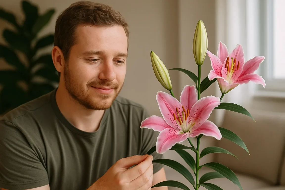 Lírio-oriental - 7 cuidados para a planta florescer mais rápido