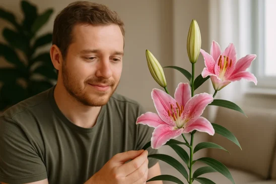 Lírio-oriental - 7 cuidados para a planta florescer mais rápido
