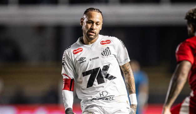 Neymar em ação pelo Santos