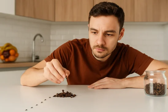 O truque para afastar formigas da cozinha usando cravo-da-índia
