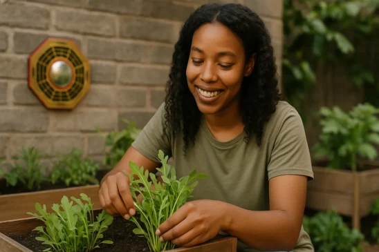 Rúcula na sua horta - o que o Feng Shui diz sobre sua energia de expansão