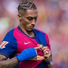 O brasileiro Rpahinha segue sendo um dos principais atacantes do Barcelona (Foto: Reprodução/Barcelona)