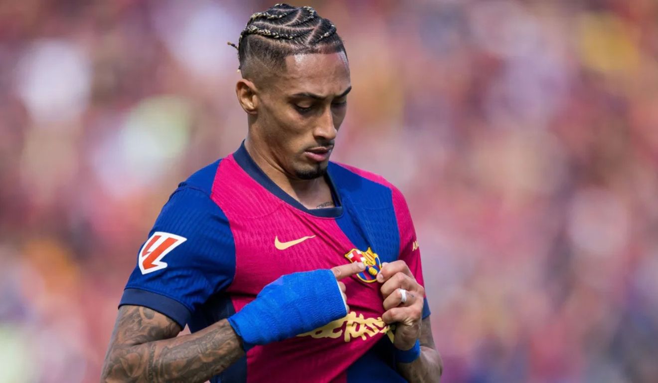 O brasileiro Rpahinha segue sendo um dos principais atacantes do Barcelona (Foto: Reprodução/Barcelona)