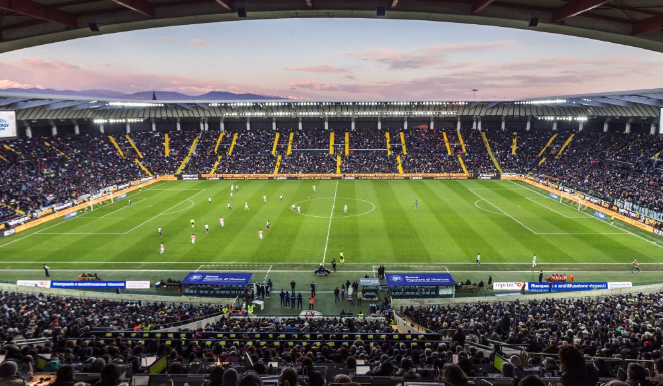 Bluenergy Stadium, local da partida entre PSG x Tottenham (Foto: Divulgação/Udinese)