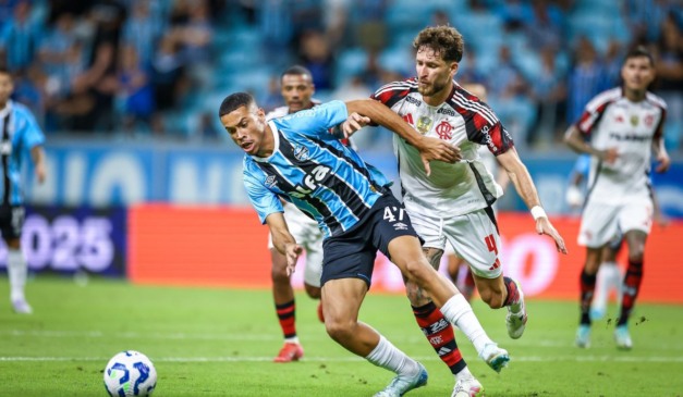 Flamengo recebe Grêmio para manter liderança isolada do Brasileirão (Foto: Lucas Uebel/Grêmio)