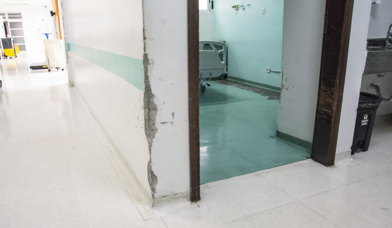 Parte interna da UPA Cajuru.