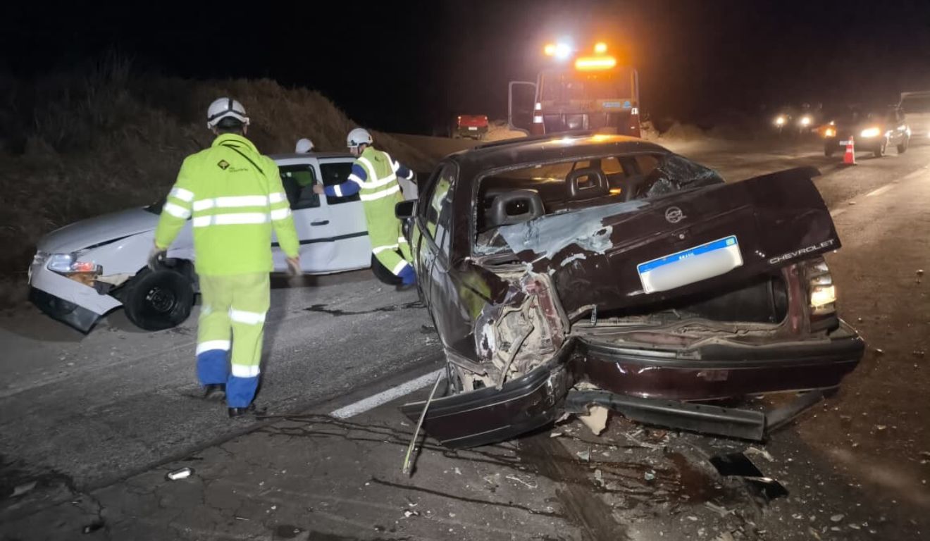 foto do acidente em Colombo