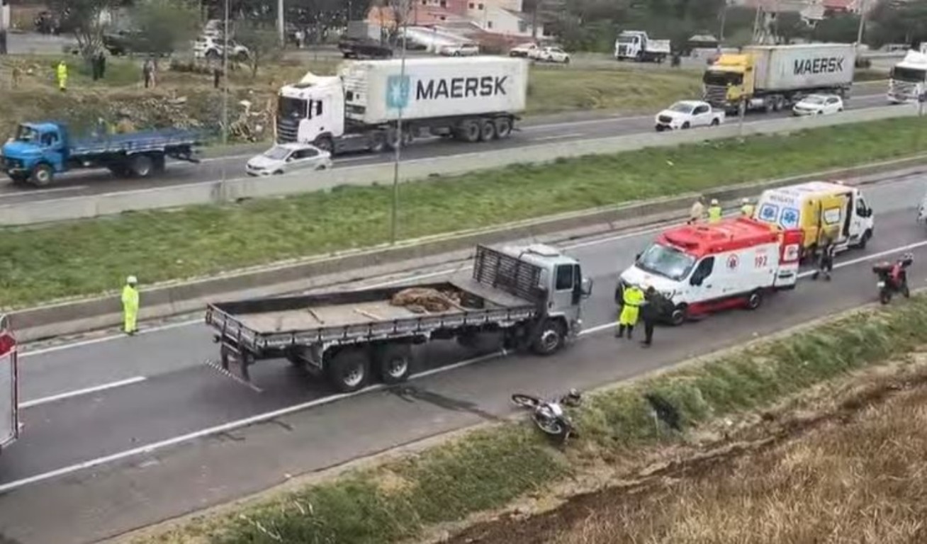 Acidente no Contorno Sul de Curitiba 