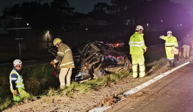 local onde a família se envolveu no acidente