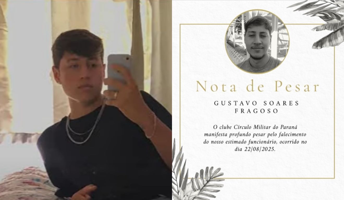 mensagem do Circulo Militar para vítima do acidente de moto em Araucária