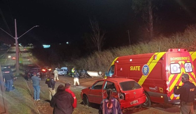 Acidente com viatura na BR-369