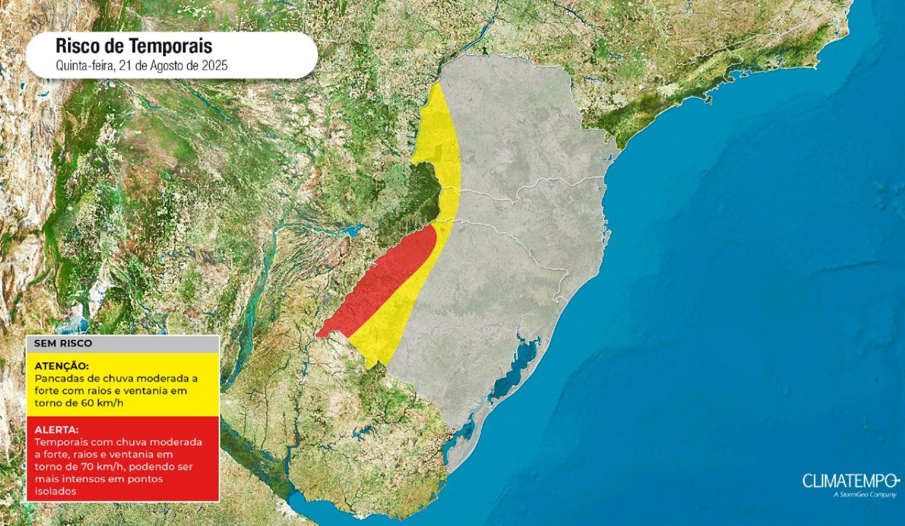 regiões em alerta no paraná
