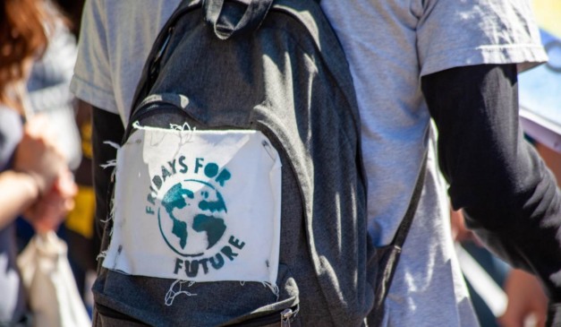 Mochila de aluno de escola