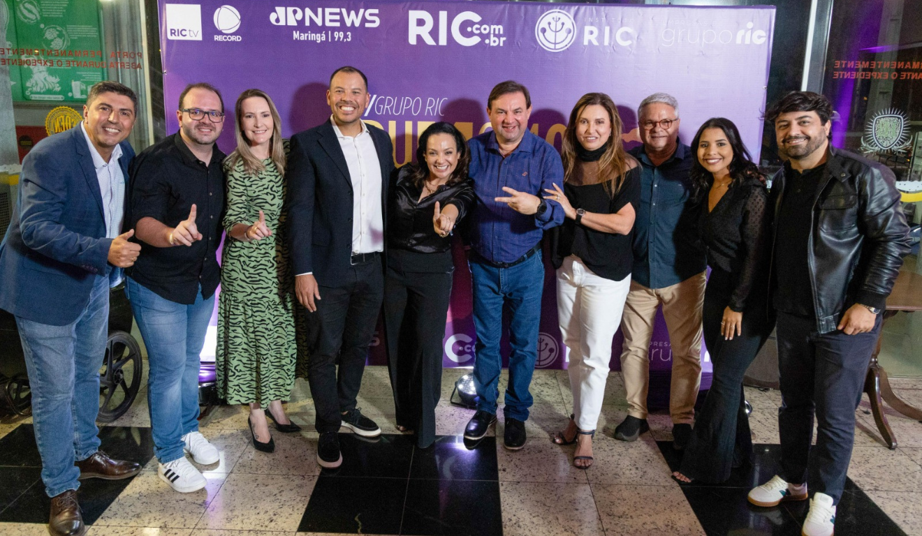 apresentadores da RICtv Maringá