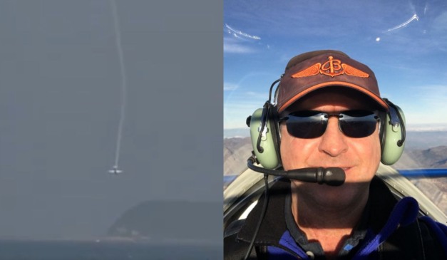 piloto que desapareceu após avião cair no mar