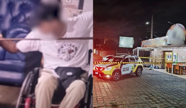 cadeirante suspeito de matar homem em bar
