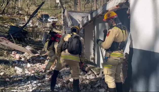 Câmera flagra explosão na Enaex Brasil