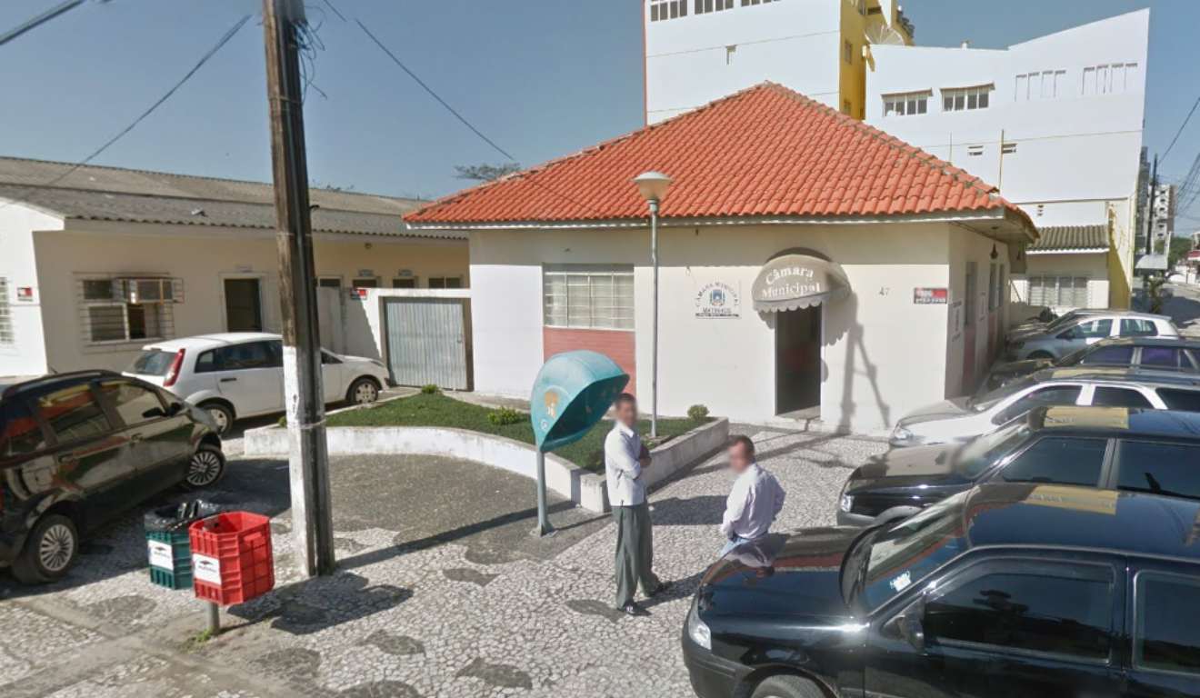 Setor administrativo da Câmara Municipal onde câmeras escondidas foram encontradas no banheiro