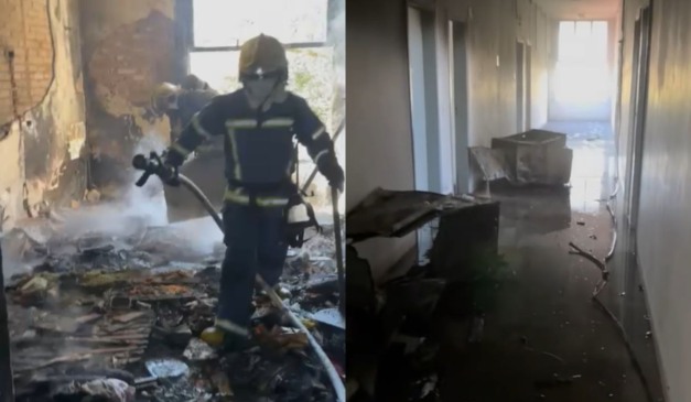 Centro do Estudante Universitário pegou fogo