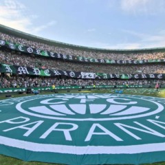 Coritiba e Remo teve grande público no Couto Pereira.