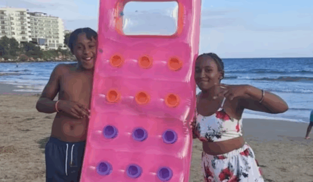 Imagem de Ricardo Junior e Ameiya Parris.