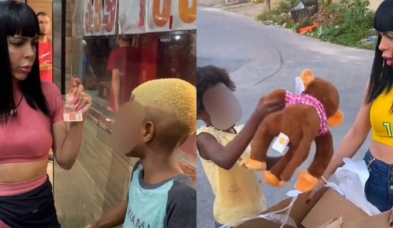 Colagem com takes dos vídeos.