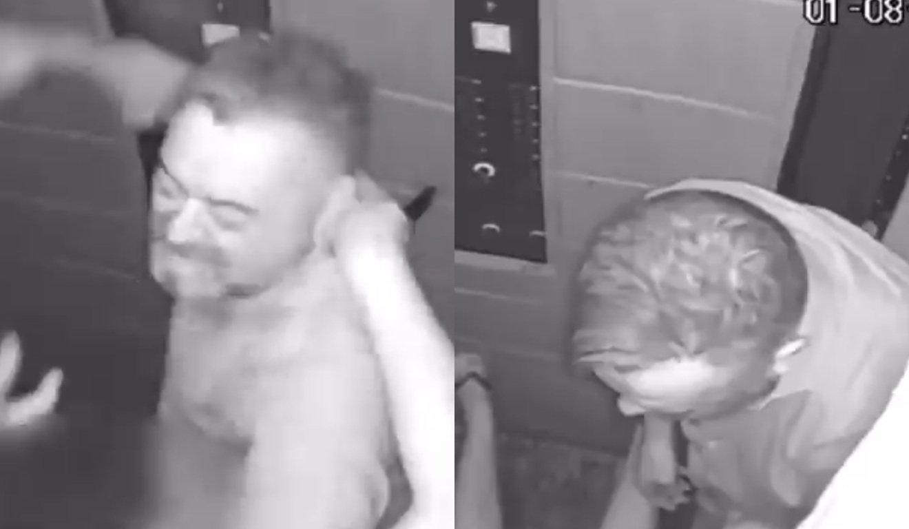 Colagem homem espancando mulher.