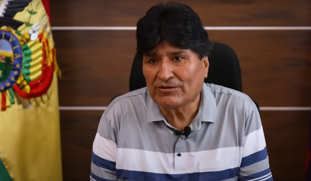 evo morales durante entrevista exclusiva para a Record