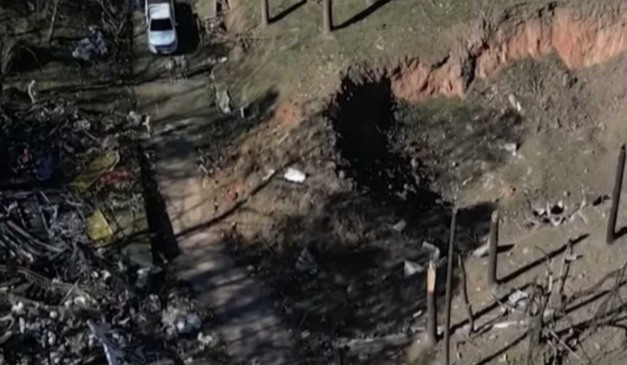 estragos após a explosão na Enaex