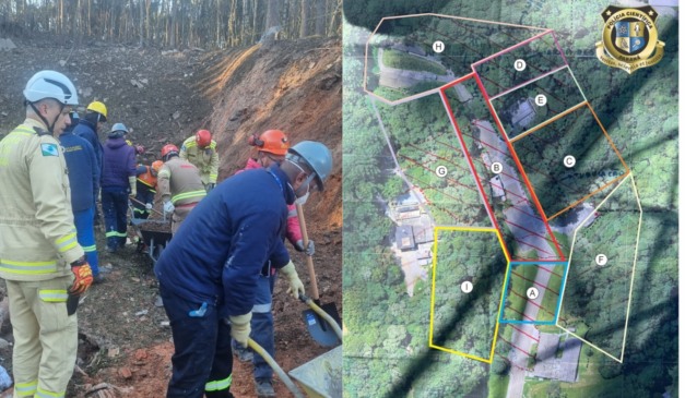 Bombeiros realizam trabalho intensivo de buscas no local da explosão da Enaex