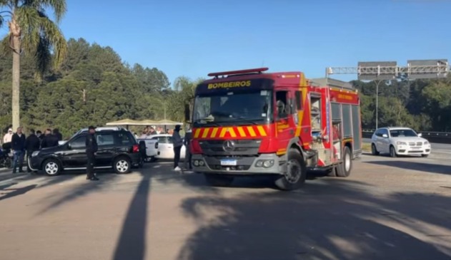 Caminhão do Corpo de Bombeiros