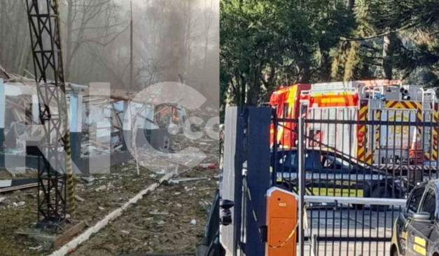 explosão na fábrica em Quatro Barras