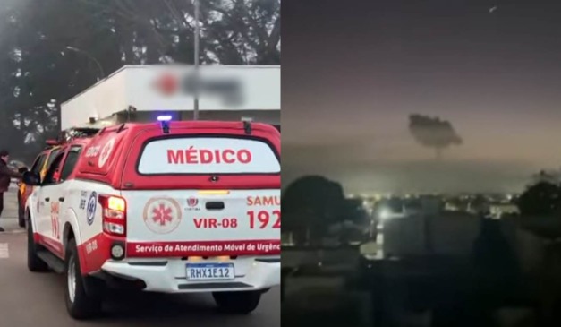 Explosão em fábrica de explosivos