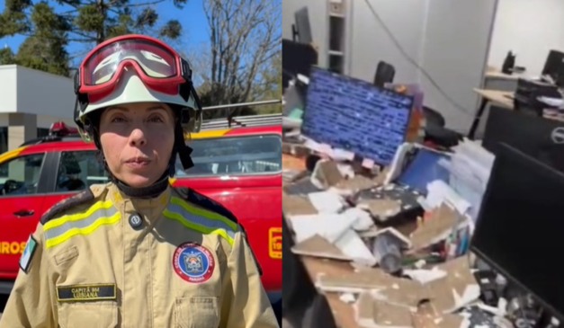 Capitã Luisiana fala sobre explosão em fábrica