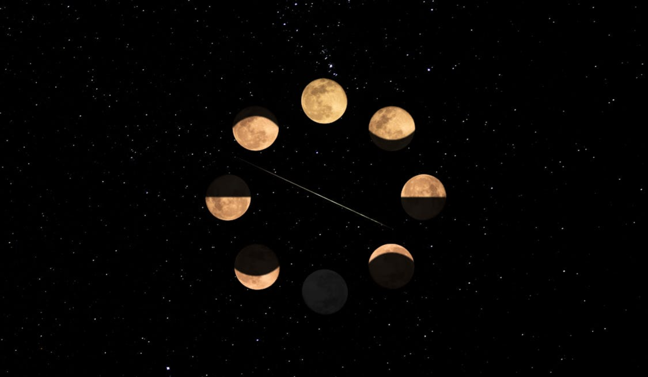 Imagem ilustrativa das fases da lua.