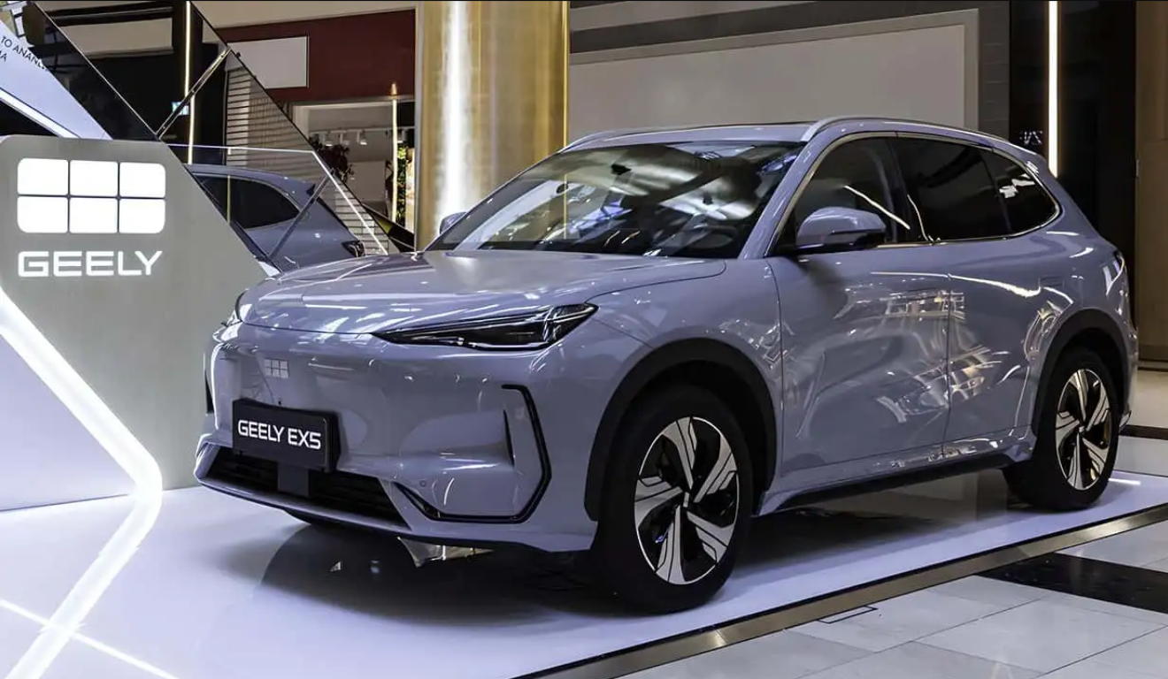carro Geely em exposição