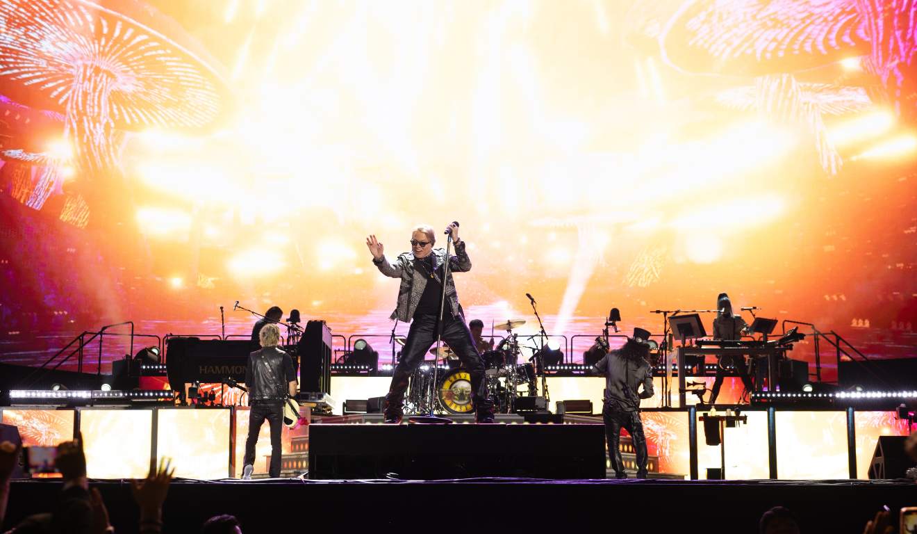 Guns N' Roses em show.