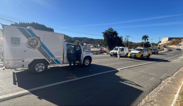 local onde a idosa morreu atropelada