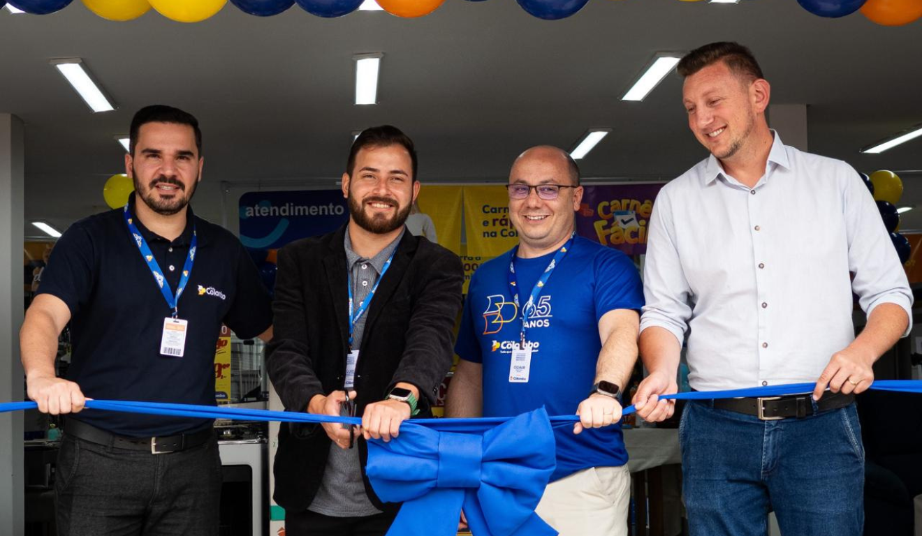 inauguração de filial das lojas colombo