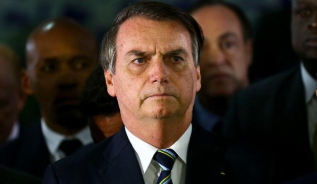 Jair Bolsonaro em foto no planalto