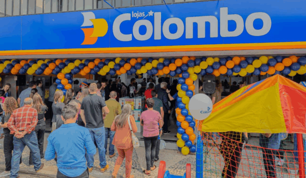 fachada das lojas colombo