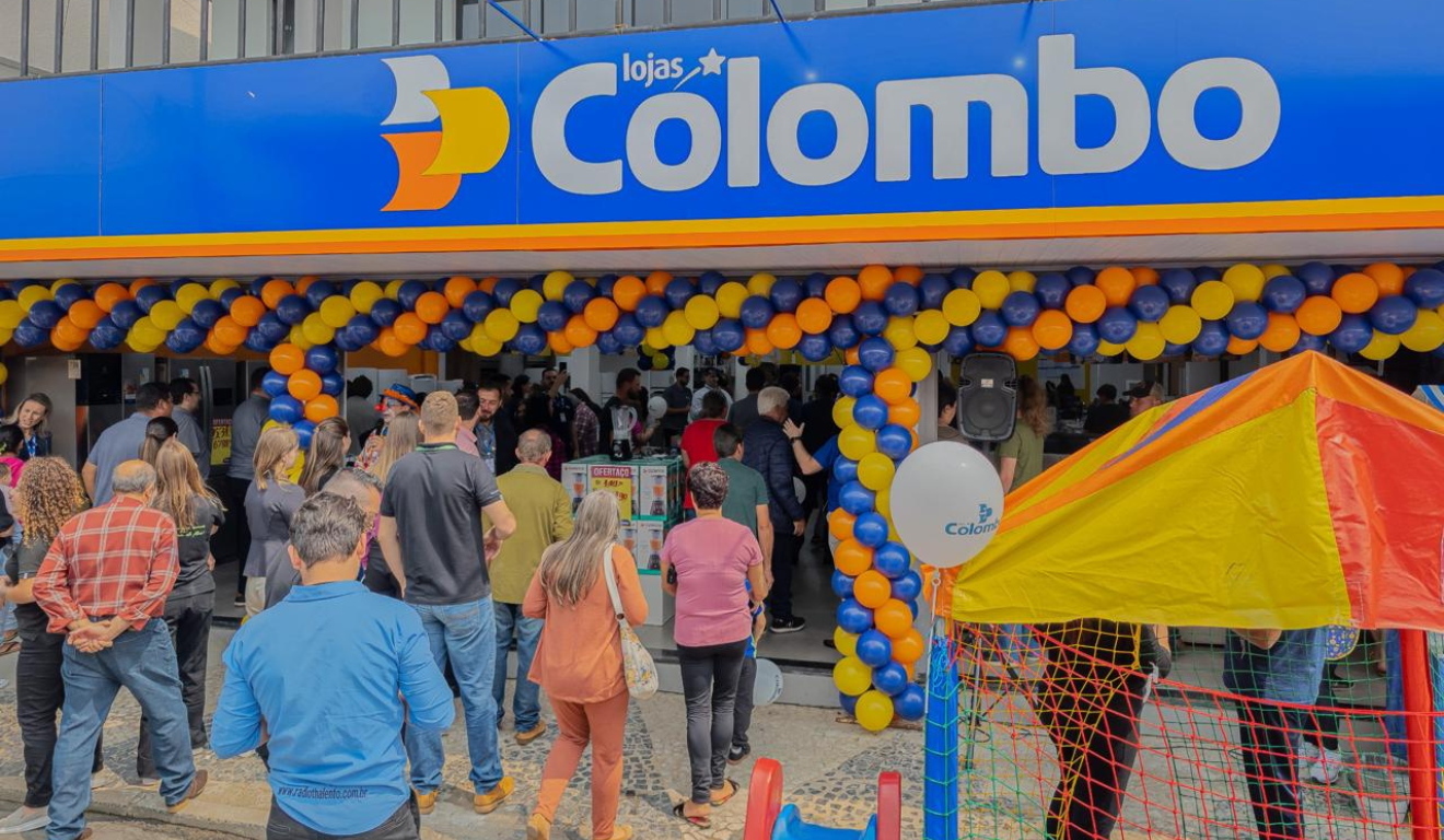 fachada das lojas colombo