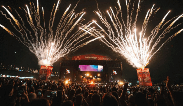 Imagem do show do Lolla em 2025.