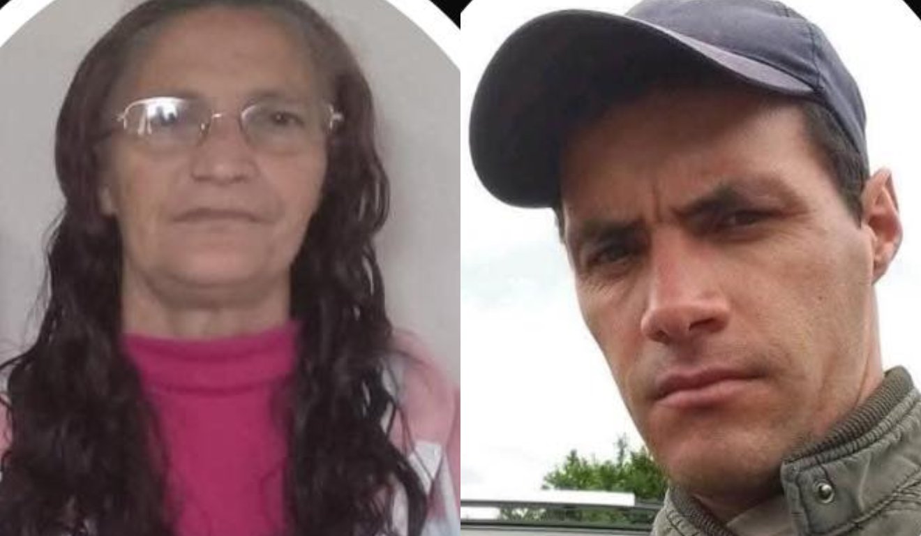 Sebastiana Bueno dos Santos, de 58 anos, e André dos Santos Lima, de 38, morreram no acidente