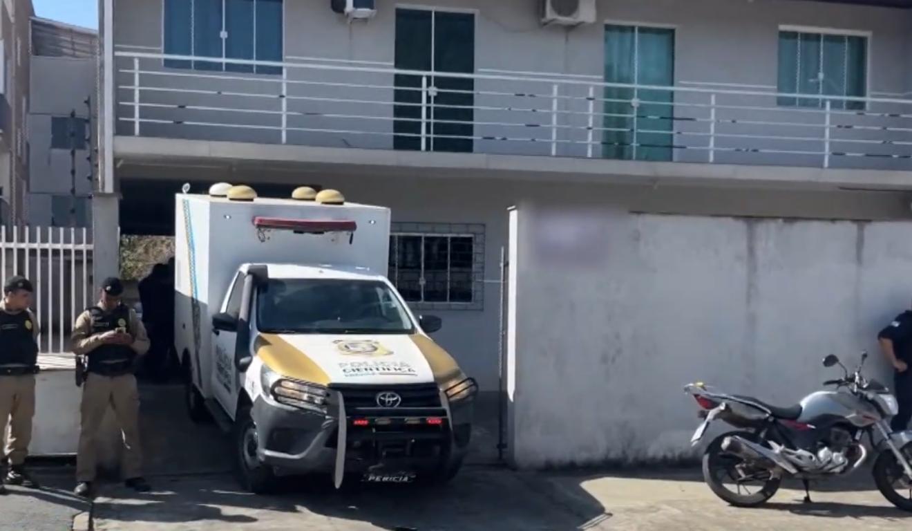 Local em que mãe e filho foram encontrados mortos em Pinhais